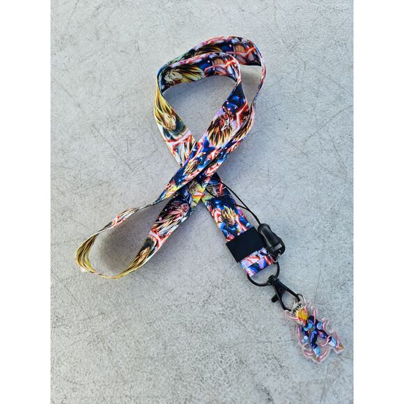 Japan Anime Dragonball Neck Strap Lanyard Yellow & Cream Fabric One Size Unisex - Picture 6 of 6